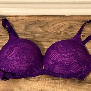 Victoria’s Secret Biofit Purple Lace Bra